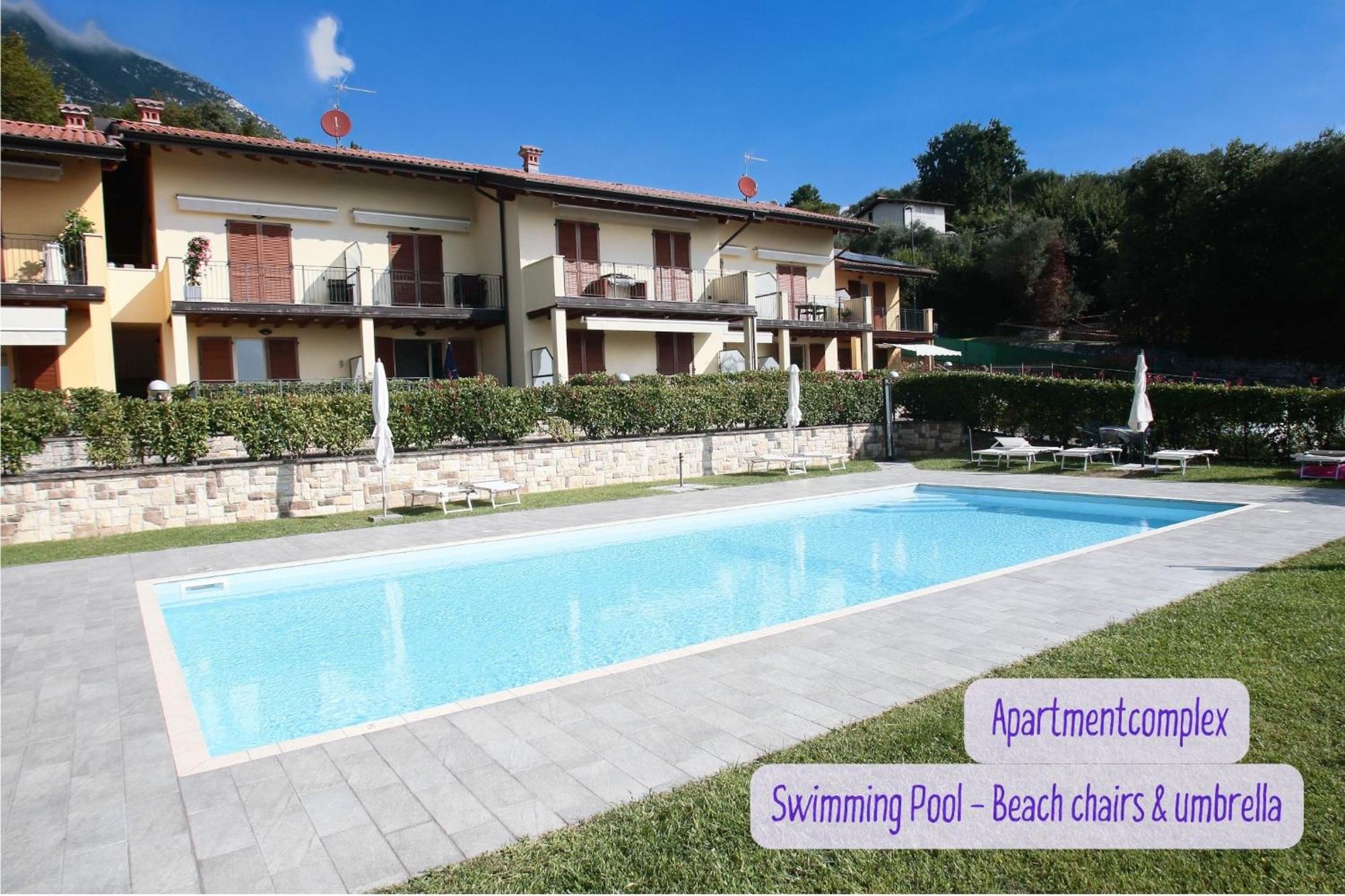 Panorama Lake View, Pool & Garden, 2 Bathrooms, Kingsize & Single-Beds, Fast Internet Toscolano Maderno Exterior photo